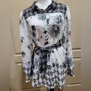 NWOT Figueroa & Flower by Anthropologie Long Sleeve Blouse Size XL